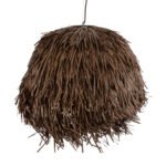 GLOBOSTAR® GUADELOUPE 02294 Boho Κρεμαστό Φωτιστικό Οροφής με Ντουί 1 x E27 AC 220-240V IP20 - Καφέ - Μ80 x Π80 x Υ60cm - Image 7