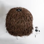 GLOBOSTAR® GUADELOUPE 02295 Boho Κρεμαστό Φωτιστικό Οροφής με Ντουί 1 x E27 AC 220-240V IP20 - Καφέ - Μ120 x Π120 x Υ100cm - Image 10