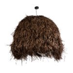 GLOBOSTAR® GUADELOUPE 02295 Boho Κρεμαστό Φωτιστικό Οροφής με Ντουί 1 x E27 AC 220-240V IP20 - Καφέ - Μ120 x Π120 x Υ100cm - Image 4