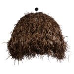 GLOBOSTAR® GUADELOUPE 02295 Boho Κρεμαστό Φωτιστικό Οροφής με Ντουί 1 x E27 AC 220-240V IP20 - Καφέ - Μ120 x Π120 x Υ100cm - Image 6