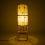 GLOBOSTAR® FALKLAND 02307 Boho Επιδαπέδιο Φωτιστικό με Ντουί 1 x E27 AC 220-240V IP20 - Μπεζ - Μ30 x Π30 x Υ100cm - Image 3