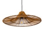 GLOBOSTAR® PALERMO 02310 Boho Κρεμαστό Φωτιστικό Οροφής με Ντουί 1 x E27 AC 220-240V IP20 - Καφέ - Μ60 x Π60 x Υ18cm - Image 6