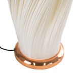 GLOBOSTAR® CERULEAN 02312 Μοντέρνο Επιδαπέδιο Φωτιστικό με Ντουί 1 x E27 AC 220-240V IP20 - Μπεζ & Λευκό - Μ30 x Π30 x Υ155cm - Image 8