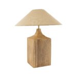 GLOBOSTAR® LAFRONTERA 02313 Boho Επιτραπέζιο Φωτιστικό Πορτατίφ με Ντουί 1 x E27 AC 220-240V IP20 - Μπεζ - Μ50 x Μ50 x Υ60cm - Image 3