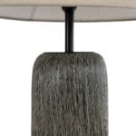 GLOBOSTAR® OLIANA 02315 Boho Επιδαπέδιο Φωτιστικό με Ντουί 1 x E27 AC 220-240V IP20 - Γκρι & Μπεζ - Μ55 x Π55 x Υ110cm - Image 6