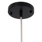 GLOBOSTAR® PRAIA 02316 Μοντέρνο Κρεμαστό Φωτιστικό Οροφής με Ντουί 2 x E27 AC 220-240V IP20 - Μπεζ & Λευκό - Μ25 x Π25 x Υ112cm - Image 9