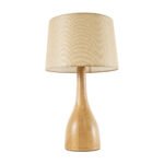 GLOBOSTAR® BERKBAY 02319 Boho Επιτραπέζιο Φωτιστικό Πορτατίφ με Ντουί 1 x E27 AC 220-240V IP20 - Μπεζ - Μ32 x Π32 x Υ55cm - Image 2