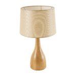 GLOBOSTAR® BERKBAY 02319 Boho Επιτραπέζιο Φωτιστικό Πορτατίφ με Ντουί 1 x E27 AC 220-240V IP20 - Μπεζ - Μ32 x Π32 x Υ55cm - Image 5