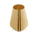 GLOBOSTAR® SALERNO 02331 Boho Επιδαπέδιο Φωτιστικό με Ντουί 1 x E27 AC 220-240V IP20 - Μπεζ & Καφε - Μ50 x Π50 x Υ70cm - Image 3