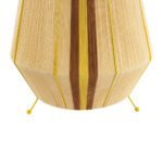 GLOBOSTAR® SALERNO 02331 Boho Επιδαπέδιο Φωτιστικό με Ντουί 1 x E27 AC 220-240V IP20 - Μπεζ & Καφε - Μ50 x Π50 x Υ70cm - Image 6