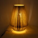 GLOBOSTAR® SALERNO 02331 Boho Επιδαπέδιο Φωτιστικό με Ντουί 1 x E27 AC 220-240V IP20 - Μπεζ & Καφε - Μ50 x Π50 x Υ70cm - Image 8