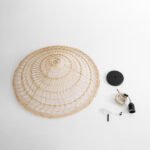 GLOBOSTAR® KAIA 02346 Boho Κρεμαστό Φωτιστικό Οροφής με Ντουί 1 x E27 AC 220-240V IP20 - Μπεζ - Μ60 x Π60 x Υ20cm - Image 11