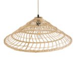 GLOBOSTAR® KAIA 02346 Boho Κρεμαστό Φωτιστικό Οροφής με Ντουί 1 x E27 AC 220-240V IP20 - Μπεζ - Μ60 x Π60 x Υ20cm - Image 7