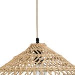 GLOBOSTAR® KAIA 02346 Boho Κρεμαστό Φωτιστικό Οροφής με Ντουί 1 x E27 AC 220-240V IP20 - Μπεζ - Μ60 x Π60 x Υ20cm - Image 8