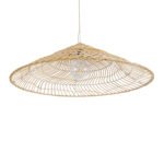 GLOBOSTAR® KAIA 02347 Boho Κρεμαστό Φωτιστικό Οροφής με Ντουί 1 x E27 AC 220-240V IP20 - Μπεζ - Μ80 x Π80 x Υ26cm - Image 6