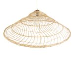 GLOBOSTAR® KAIA 02348 Boho Κρεμαστό Φωτιστικό Οροφής με Ντουί 1 x E27 AC 220-240V IP20 - Μπεζ - Μ100 x Π100 x Υ30cm - Image 7