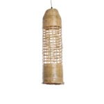 GLOBOSTAR® WAIKIKI 02350 Boho Κρεμαστό Φωτιστικό Οροφής με Ντουί 1 x E27 AC 220-240V IP20 - Μπεζ - Μ20 x Π20 x Υ80cm - Image 2