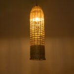 GLOBOSTAR® WAIKIKI 02350 Boho Κρεμαστό Φωτιστικό Οροφής με Ντουί 1 x E27 AC 220-240V IP20 - Μπεζ - Μ20 x Π20 x Υ80cm - Image 3