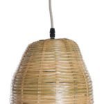 GLOBOSTAR® WAIKIKI 02350 Boho Κρεμαστό Φωτιστικό Οροφής με Ντουί 1 x E27 AC 220-240V IP20 - Μπεζ - Μ20 x Π20 x Υ80cm - Image 8