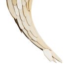 GLOBOSTAR® GOURAMI 02358 Boho Φωτιστικό Τοίχου - Απλίκα με Ντουί 1 x E27 AC 220-240V IP20 - Μπεζ - Μ64 x Π21 x Υ16cm - Image 7