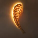 GLOBOSTAR® GOURAMI 02359 Boho Φωτιστικό Τοίχου - Απλίκα με Ντουί 1 x E27 AC 220-240V IP20 - Μπεζ - Μ98 x Π33 x Υ22.5cm - Image 3