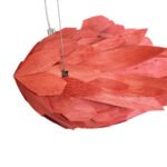 GLOBOSTAR® GOURAMI 02360 Μοντέρνο Κρεμαστό Φωτιστικό Οροφής με Ντουί 1 x E27 AC 220-240V IP20 - Κόκκινο - Μ70 x Π40 x Υ27cm - Image 7