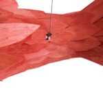 GLOBOSTAR® GOURAMI 02360 Μοντέρνο Κρεμαστό Φωτιστικό Οροφής με Ντουί 1 x E27 AC 220-240V IP20 - Κόκκινο - Μ70 x Π40 x Υ27cm - Image 8