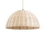 GLOBOSTAR® MONTANA 02378 Boho Κρεμαστό Φωτιστικό Οροφής με Ντουί 1 x E27 AC 220-240V IP20 - Μπεζ - Μ50 x Π50 x Υ25cm - Image 2