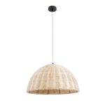 GLOBOSTAR® MONTANA 02378 Boho Κρεμαστό Φωτιστικό Οροφής με Ντουί 1 x E27 AC 220-240V IP20 - Μπεζ - Μ50 x Π50 x Υ25cm - Image 4