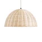 GLOBOSTAR® MONTANA 02378 Boho Κρεμαστό Φωτιστικό Οροφής με Ντουί 1 x E27 AC 220-240V IP20 - Μπεζ - Μ50 x Π50 x Υ25cm - Image 5