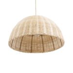 GLOBOSTAR® MONTANA 02378 Boho Κρεμαστό Φωτιστικό Οροφής με Ντουί 1 x E27 AC 220-240V IP20 - Μπεζ - Μ50 x Π50 x Υ25cm - Image 6