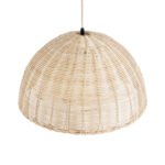 GLOBOSTAR® MONTANA 02378 Boho Κρεμαστό Φωτιστικό Οροφής με Ντουί 1 x E27 AC 220-240V IP20 - Μπεζ - Μ50 x Π50 x Υ25cm - Image 7