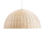 GLOBOSTAR® MONTANA 02379 Boho Κρεμαστό Φωτιστικό Οροφής με Ντουί 1 x E27 AC 220-240V IP20 - Μπεζ - Μ80 x Π80 x Υ40cm - Image 5