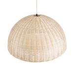 GLOBOSTAR® MONTANA 02379 Boho Κρεμαστό Φωτιστικό Οροφής με Ντουί 1 x E27 AC 220-240V IP20 - Μπεζ - Μ80 x Π80 x Υ40cm - Image 7