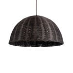 GLOBOSTAR® MONTANA 02381 Boho Κρεμαστό Φωτιστικό Οροφής με Ντουί 1 x E27 AC 220-240V IP20 - Καφέ - Μ50 x Π50 x Υ25cm - Image 2