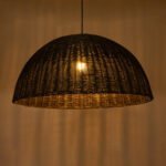 GLOBOSTAR® MONTANA 02382 Boho Κρεμαστό Φωτιστικό Οροφής με Ντουί 1 x E27 AC 220-240V IP20 - Καφέ - Μ80 x Π80 x Υ40cm - Image 3