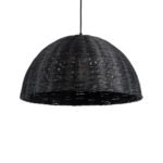 GLOBOSTAR® MONTANA 02383 Boho Κρεμαστό Φωτιστικό Οροφής με Ντουί 1 x E27 AC 220-240V IP20 - Μαύρο - Μ50 x Π50 x Υ25cm - Image 2