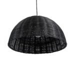 GLOBOSTAR® MONTANA 02383 Boho Κρεμαστό Φωτιστικό Οροφής με Ντουί 1 x E27 AC 220-240V IP20 - Μαύρο - Μ50 x Π50 x Υ25cm - Image 6