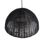 GLOBOSTAR® MONTANA 02383 Boho Κρεμαστό Φωτιστικό Οροφής με Ντουί 1 x E27 AC 220-240V IP20 - Μαύρο - Μ50 x Π50 x Υ25cm - Image 7