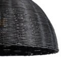 GLOBOSTAR® MONTANA 02383 Boho Κρεμαστό Φωτιστικό Οροφής με Ντουί 1 x E27 AC 220-240V IP20 - Μαύρο - Μ50 x Π50 x Υ25cm - Image 8