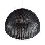 GLOBOSTAR® MONTANA 02384 Boho Κρεμαστό Φωτιστικό Οροφής με Ντουί 1 x E27 AC 220-240V IP20 - Μαύρο - Μ80 x Π80 x Υ40cm - Image 7