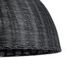 GLOBOSTAR® MONTANA 02384 Boho Κρεμαστό Φωτιστικό Οροφής με Ντουί 1 x E27 AC 220-240V IP20 - Μαύρο - Μ80 x Π80 x Υ40cm - Image 8