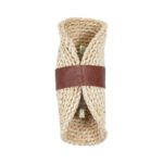 GLOBOSTAR® GUAVA 02385 Boho Φωτιστικό Τοίχου - Απλίκα με Ντουί 2 x G9 AC 220-240V IP20 - Μπεζ & Καφέ - Μ11 x Π13 x Υ30cm - Image 4