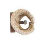 GLOBOSTAR® GUAVA 02385 Boho Φωτιστικό Τοίχου - Απλίκα με Ντουί 2 x G9 AC 220-240V IP20 - Μπεζ & Καφέ - Μ11 x Π13 x Υ30cm - Image 6