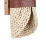 GLOBOSTAR® GUAVA 02385 Boho Φωτιστικό Τοίχου - Απλίκα με Ντουί 2 x G9 AC 220-240V IP20 - Μπεζ & Καφέ - Μ11 x Π13 x Υ30cm - Image 7