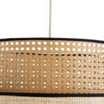 GLOBOSTAR® BRAVADO 02387 Boho Κρεμαστό Φωτιστικό Οροφής με Ντουί 1 x E27 AC 220-240V IP20 - Μπεζ - Μ70 x Π70 x Υ58cm - Image 8