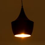 GLOBOSTAR® SHANGHAI 01025 Μοντέρνο Κρεμαστό Φωτιστικό Οροφής με Ντουί 3 x E27 AC 220-240V IP20 - Μαύρο & Χρυσό - Μ79.5 x Π79.5 x Υ38cm - Σετ 3 Τεμαχίων - Image 3