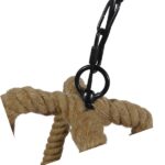 GLOBOSTAR® ELDORA 10001014 Vintage Κρεμαστό Φωτιστικό Οροφής με Ντουί 1 x E27 AC 220-240V IP20 - Μπεζ & Μπρούτζινο - Μ13 x Π13 x Υ30cm - Image 11