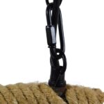 GLOBOSTAR® LINDELL 10001110 Vintage Κρεμαστό Φωτιστικό Οροφής με Ντουί 1 x E14 AC 220-240V IP20 - Μπεζ & Μαύρο - Μ18 x Π18 x Υ33cm - Image 12