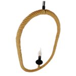 GLOBOSTAR® LINDELL 10001142 Vintage Κρεμαστό Φωτιστικό Οροφής με Ντουί 1 x E14 AC 220-240V IP20 - Μαύρο & Μπεζ - Μ35 x Π10 x Υ53cm - Image 8